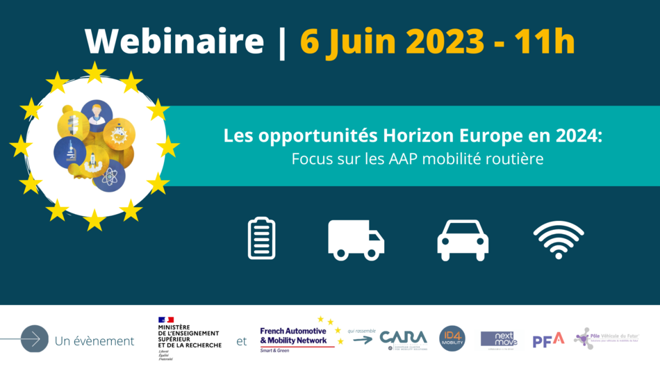 Les opportunités Horizon Europe en 2024 : Focus sur les appels "mobilité  routière" | Horizon-europe.gouv.fr