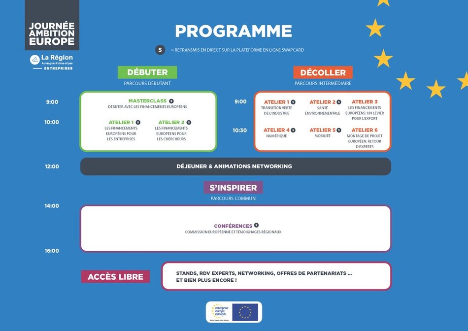 Journée Ambition Europe - Programme détaillé